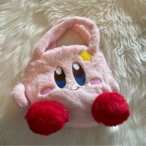 Cute Pink Plush Kirby Bag EUC